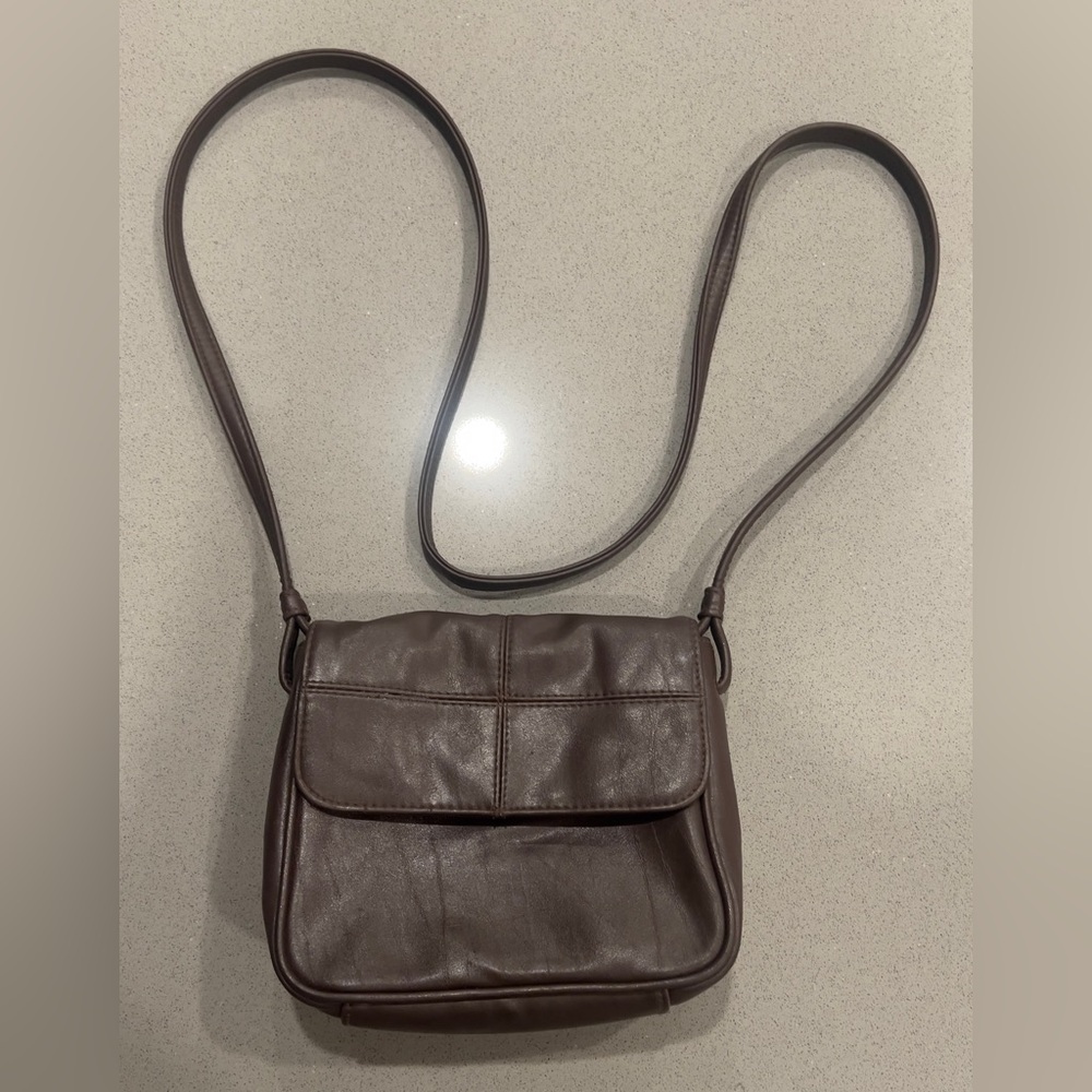 Liz Claiborne Dark Brown Crossbody Bag